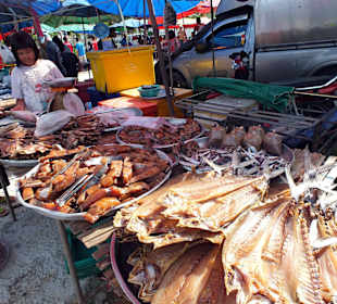 Einheimischer Markt in Kamala