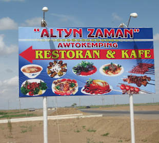 Fischrestaurant in der Wüste