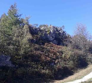 Entlang des Quarzriff Großen Pfahls