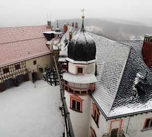 Blick vom Hexenturm der Veste Heldburg