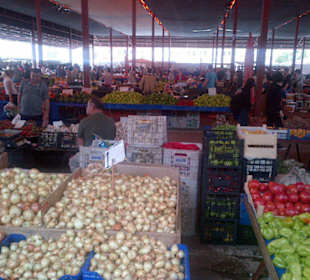 Wochenmarkt am Bazar in Manavgat