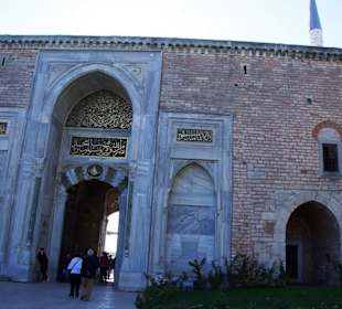 Der Topkapi-Palast Eingang