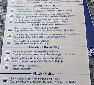 Mittagskarte