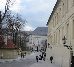 Auf dem Weg zum Eingang