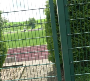 Sportgelände auf dem Bus