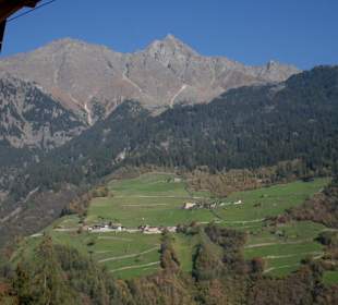 Blick zum Naturpark Texelgruppe