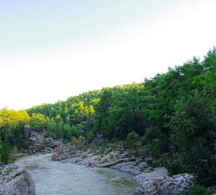 Rafting Selge Landschaft/An- & Abfahrt