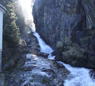 Blick auf den Badgasteiner Wasserfall