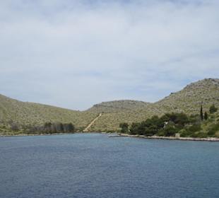 Blick auf kleine Insel im Nationalpark