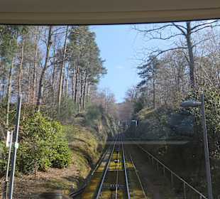 Fahrt mit der Merkurbergbahn hoch zum Merkurberg