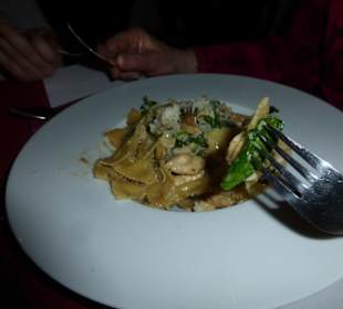 Auch leckere Nudelgerichte im Angebot