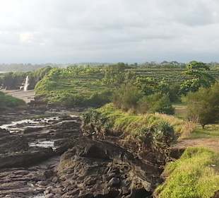 Blick auf den Wasserfall
