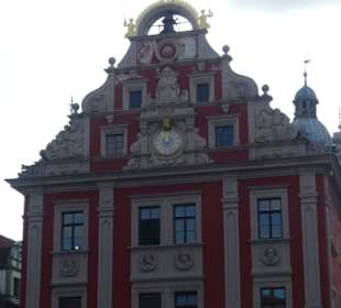 Das Rathaus von Gotha auf dem Hauptmarkt