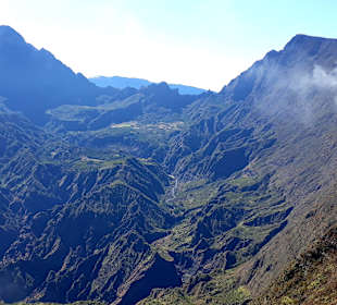 Blick in den Talkessel von Mafate
