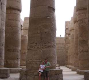 Der Karnaktempel, man war das groß