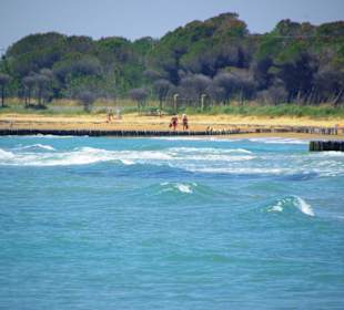 Strand in Bibione Juni 2012