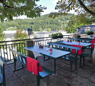 Die Terrasse des Stieglkellers