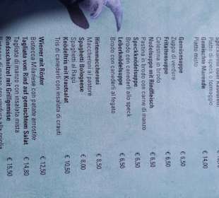 Karte der Klausener Hütte