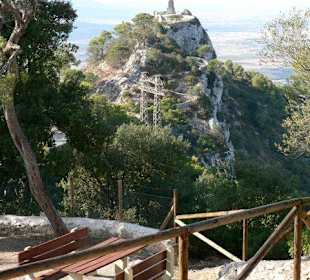Picknickplatz mit Blick zum Kalvarienberg