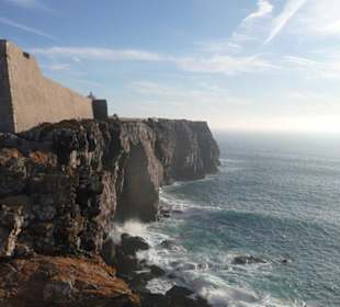 Felsiger Blick an der Fortaleza da Sagres