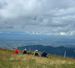 Blick ins Rheintal, Richtung Vogesen