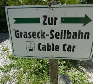 Unterwegs zur Bergstation der Graseckbahn