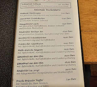 Speisekarte 12/2025