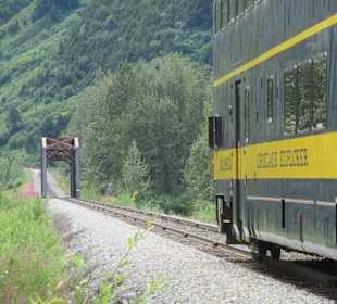 Auf dem Weg zu den Gletschern