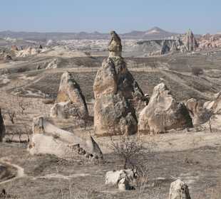 Tuffsteinlandschaft von Zelve/Kappadokien