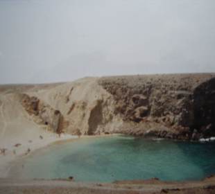 Überblick über einen Papagayo Strandabschnitt