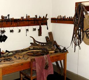 Blick in eine Sattler-Werkstatt