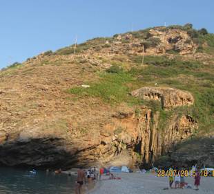 Schwimmen im Abendlicht