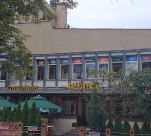 Restauracja Sphinx - widok od ulicy Paderewskiego