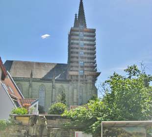 Blick zur Kirche St. Maria zur Wiese