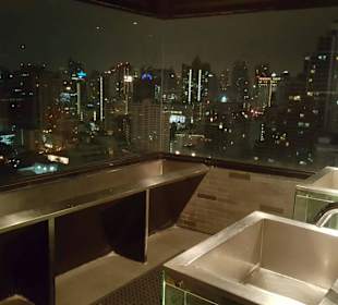 Aussicht Herrentoilette