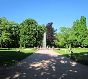 Springbunnen im Schlossgarten Fulda