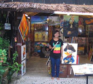 Künstlerin und Galerie