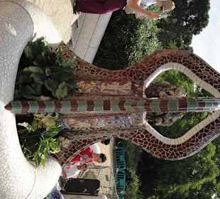 Beliebtes Wahrzeichen vom Park Güell