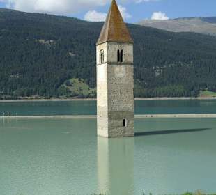 Kirche im Reschensee