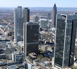 Maintower Ausblick (10 Gehminuten vom Hotel Ramada Frankfurt