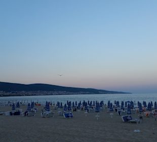 Sonnenstrand am Abend