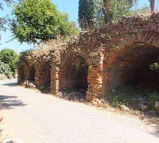 Weg von der Festung nach Alanya