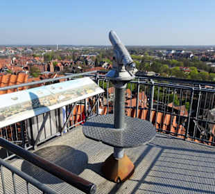 Die höchste Plattform des Wasserturms