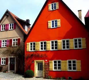 Die Farbenpracht der Häuser