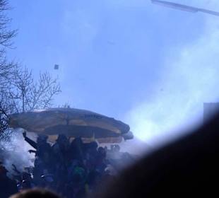 Da rauchten die Wagen