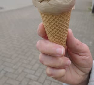Eis von der Bude mit Eis