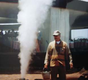 Vörführung am Timanfaya