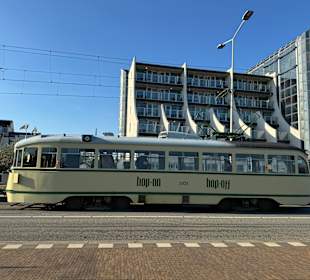 Fährt bis zum Strand Scheveningen