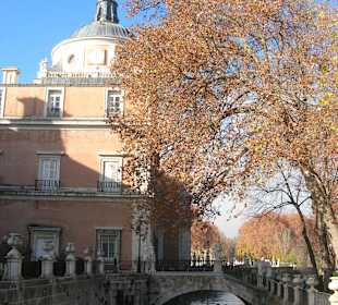 Vista parcial del Palacio Real de Aranjuez