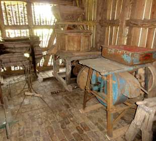 Blick in die Scheune des Moorhofes